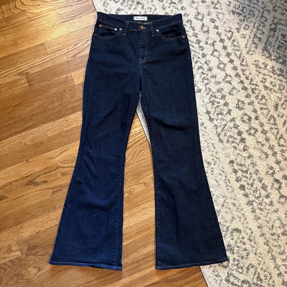 MADEWELL Flea Market Flare Jean 28/6 30" length | dark denim 70's - Picture 1 of 8